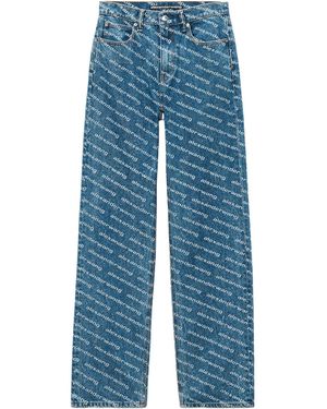 Alexander Wang Ez Mid Rise Jeans - Blue