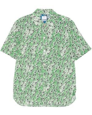 Paul Smith Floral-Print Shirt - Green