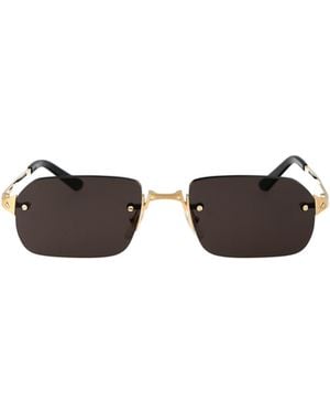 Cartier Rectangular Frame Sunglasses - White