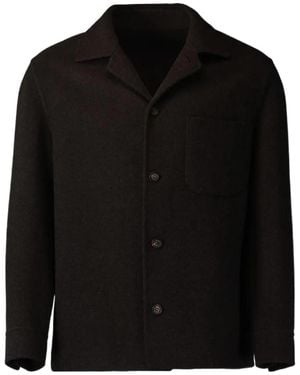 Eleventy Long-Sleeved Casual Jacket - Black