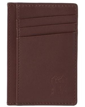 Brunello Cucinelli Leather Card Holder - Brown