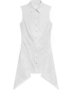 Helmut Lang Bustier Shirt Dress - White