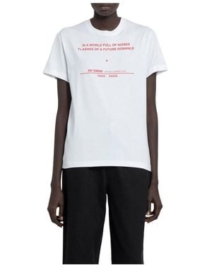 Raf Simons Graphic Print T Shirt - White