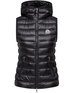 Moncler Glycosse Hooded Down Vest - Black