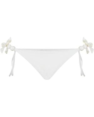 Cult Gaia Euphrasia Brazilian Bikini Bottoms - White