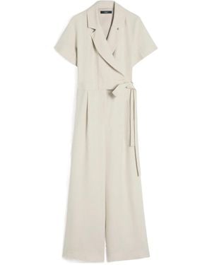 Weekend by Maxmara Wrap Culotte Jumpsuit - White