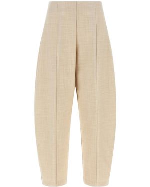 Nude Balloon Trousers - Natural