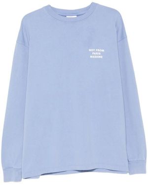 Drole de Monsieur Long-Sleeved T-Shirt - Blue