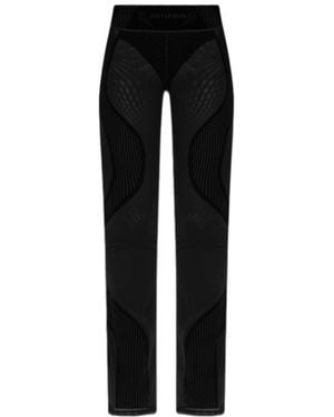MISBHV Flocked Flared Trousers - Black