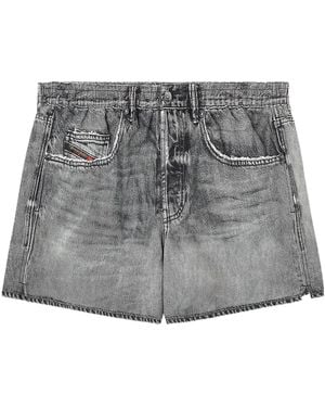 DIESEL Soccer-41-Dnm Swim Shorts - Grey
