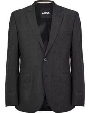 BOSS H-Jasper Luxury Suit Jacket - Black