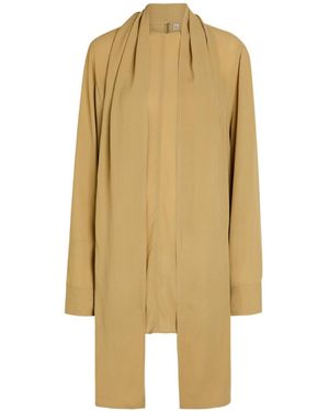 TOTEME Scarf Woven Blouse - Yellow