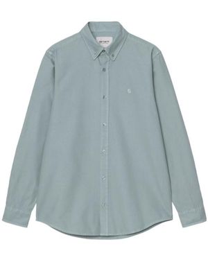 Carhartt Bolton Long Sleeved Shirt - Blue