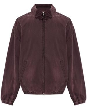 Agolde Marshall Zip-Up Jacket - Purple