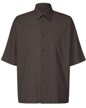 Homme Plissé Issey Miyake Short-Sleeve Pocket Shirt - Grey