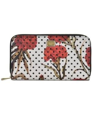 Dolce & Gabbana Printed Wallet - White