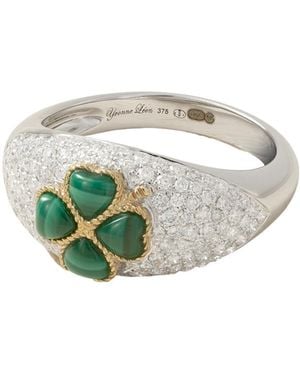 Yvonne Léon 9-Karat And, Malachite And Diamond Ring - White