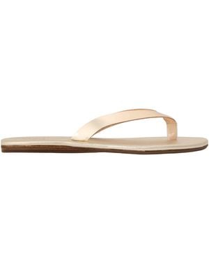 Ancient Greek Sandals Simple Flat Thong Sandals - White