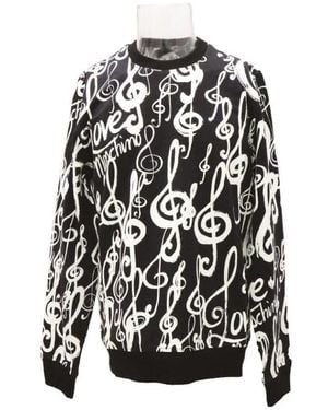 Moschino Printed Jumper - Black