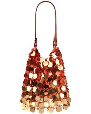 Rabanne Sequin Embellished Tote Bag - White