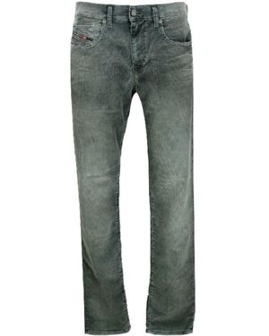 DIESEL Five-Pocket Straight-Leg Jeans - Green