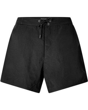 Saint Laurent Saint Logo Swim Sn52 - Black