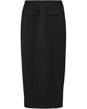 TOTEME Flap-Pocket Skirt - Black
