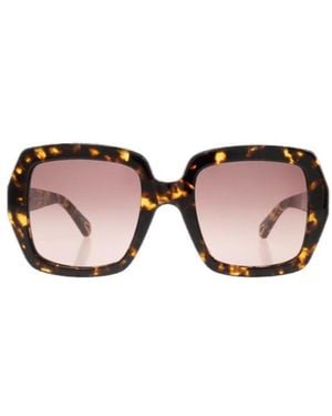 Chloé Chloé Eyewear Square Frame Sunglasses - Pink