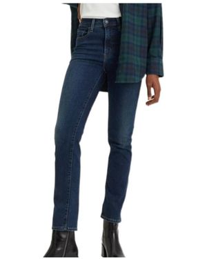 Levi's 724 High-Rise Slim-Fit Jeans - Blue