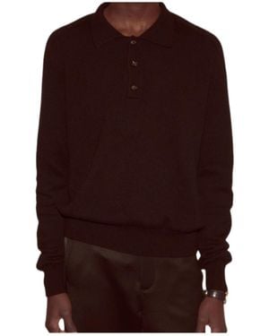 Bode Long-Sleeved Jumper - Purple