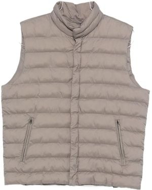 Herno Zip Sleeveless Jacket - Gray