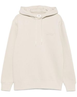 Autry Tonal Logo Hoodie - Natural