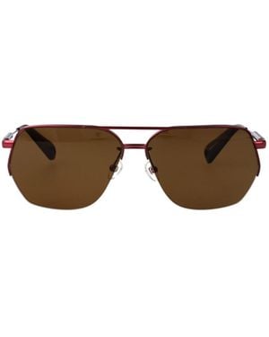 Jacquemus Pilot-Frame Sunglasses - Brown