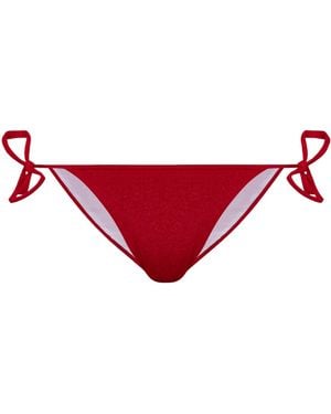 DSquared² Lace-Up Bikini Bottoms - Red
