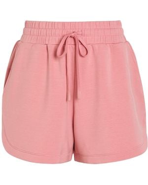 Varley Coulter High-Waisted Jersey Shorts - Pink