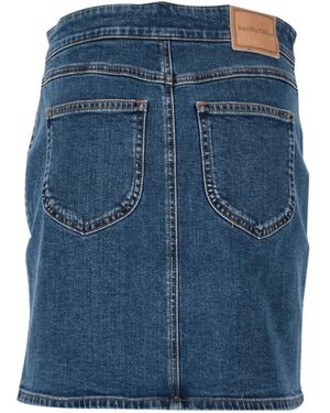 スカート CHLOE SKIRTS HAZY BLUE Chloé Knee Length Skirt In Denim | Chloé US