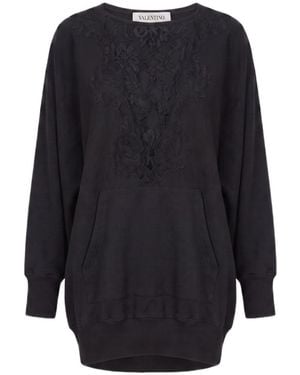 Valentino Embroidered Crewneck Sweatshirt - Blue