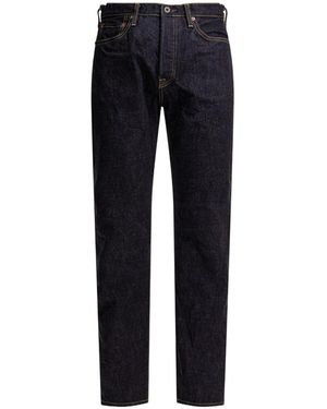 Kapital Logo-Patch Jeans - Blue
