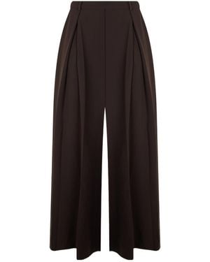 P.A.R.O.S.H. Loose-Fitting Pleated Pants - Black