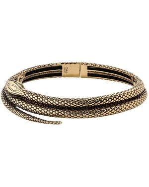 Chloé Antique Snake-Shaped Bracelet - White