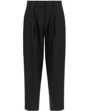 Gianluca Capannolo Casual Trousers With Belt Loops - Black