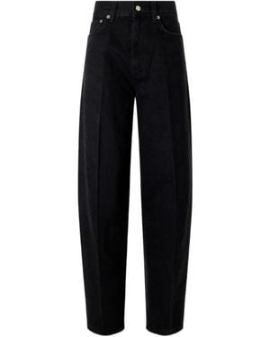 Agolde 80's Belt-Loops Jeans - Black