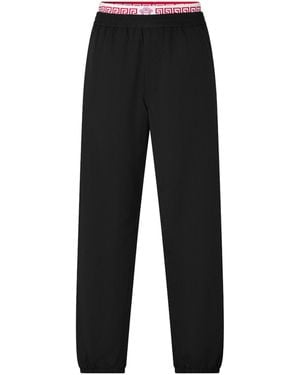 Versace Cuffed Casual Pants - Black