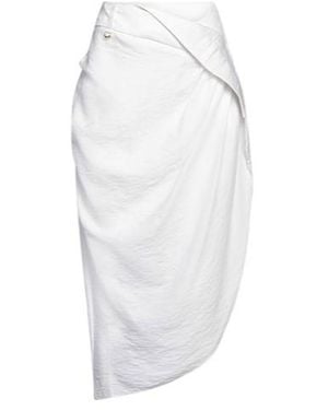 Jacquemus Simple And Irregular Skirt - White