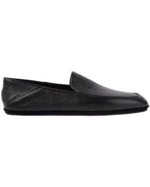John Lobb Tyne Leather Loafers - Black