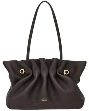 Ferragamo Ferragamo Soft-Bag (M) - Black