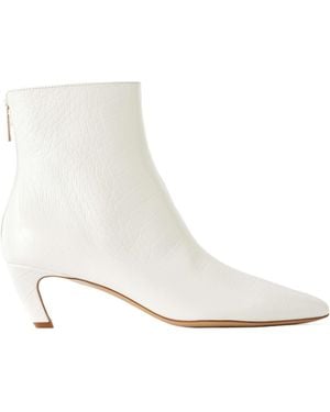 Gabriela Hearst Pointed-Toe Ankle Boots - White