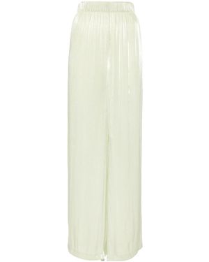 Jonathan Simkhai Georgette Straight-Leg Pants - White