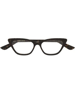 McQueen Eyewear Cat-Eye Frame Glasses - White