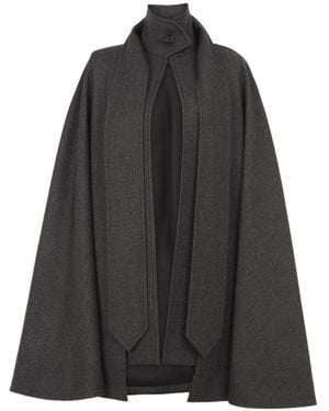 Chloé Zip-Up Oversize Coat - Black